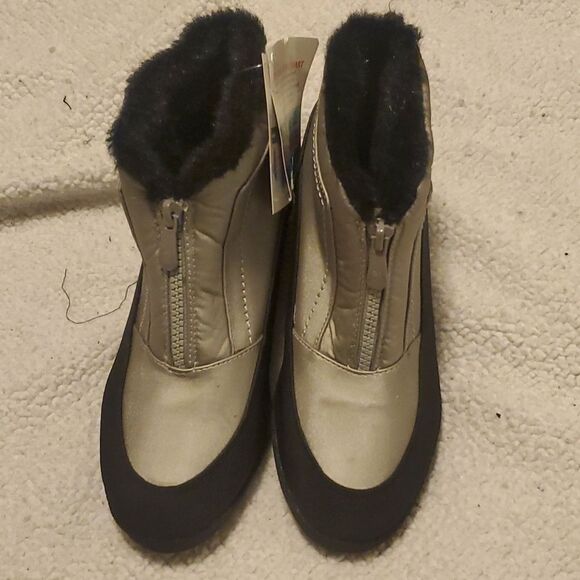 Weather Resistant Grey Black Booties - Picture 1 of 6